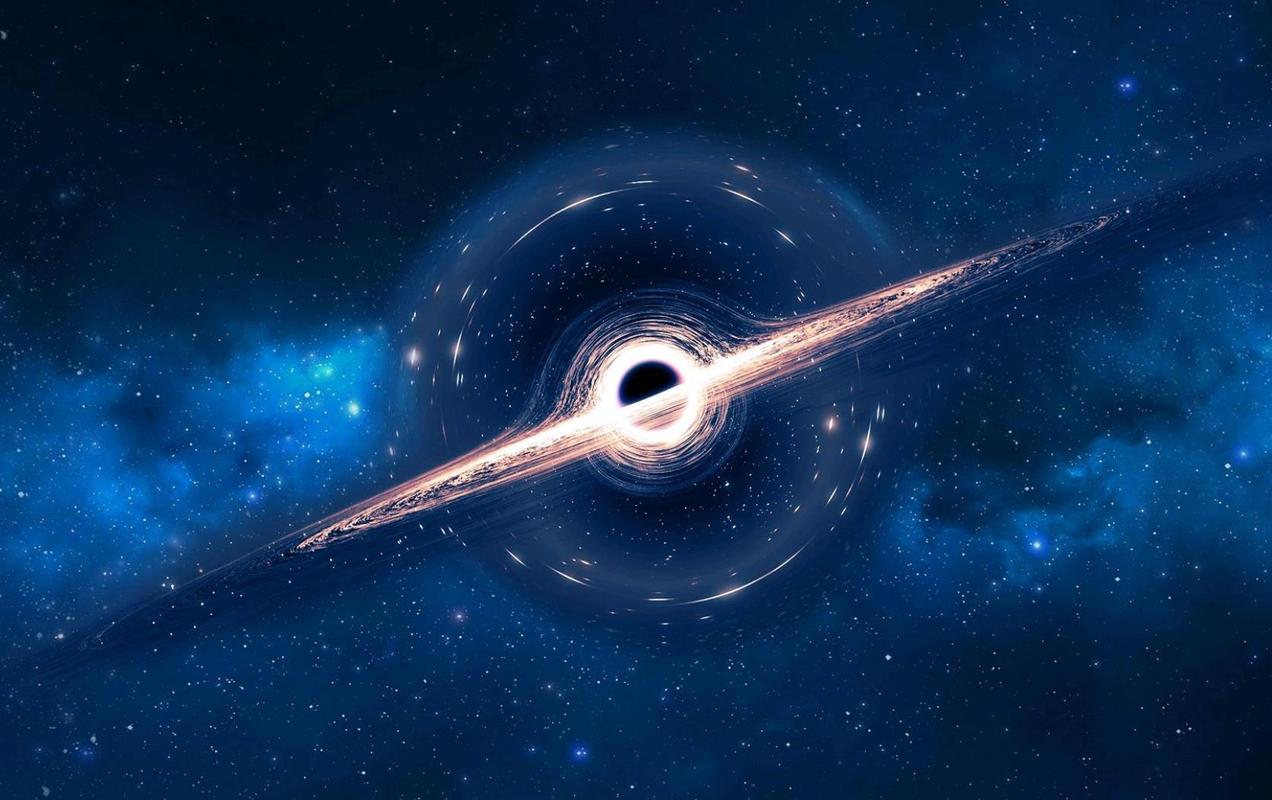 黑洞照片(超大质量黑洞照片)