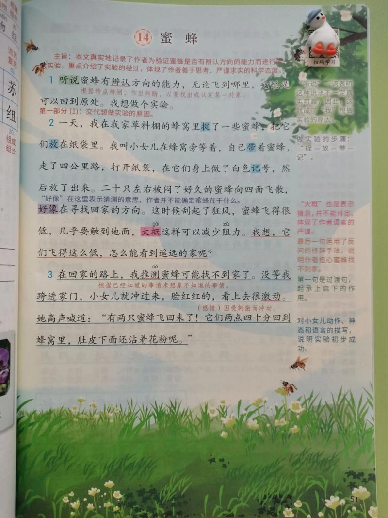 蜜蜂的舞蹈语言(蜜蜂的舞蹈语言阅读答案五年级)