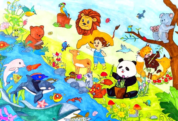 生物多样性(生物多样性绘画)